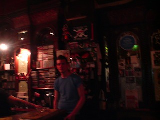 Jonny bartender at the Ship