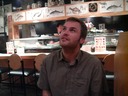 Max dreaming about the sushi we are going to eat