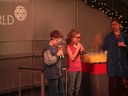 Colin doing an chemistry experiment