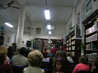 Music performance in the local library