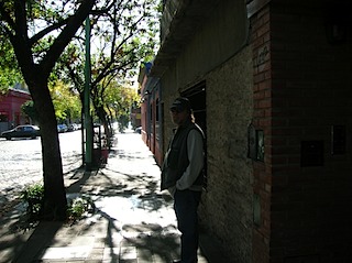 Outside the apartment in Guruchaacga1